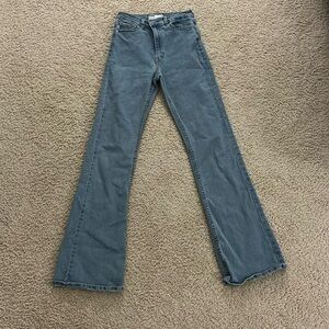 Bershka, highwasted-flare, denim jeans!